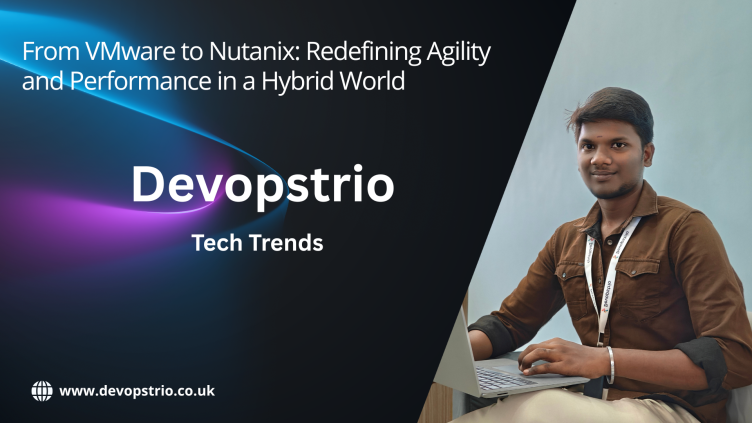 VMware to Nutanix - Devopstrio article cover